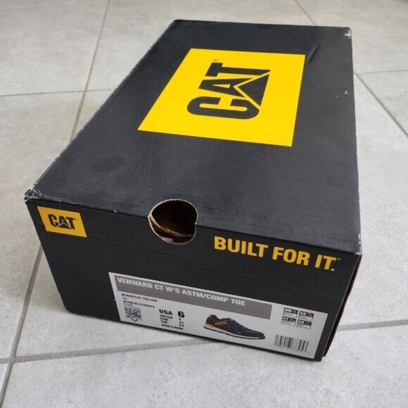 Caterpillar CAT Venward Composite Toe ASTM Work Safety Shoe Womens 6 Wide - Picture 9 of 10